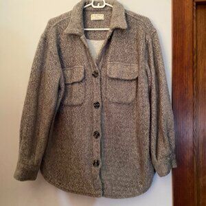 Gray Sweater Jacket